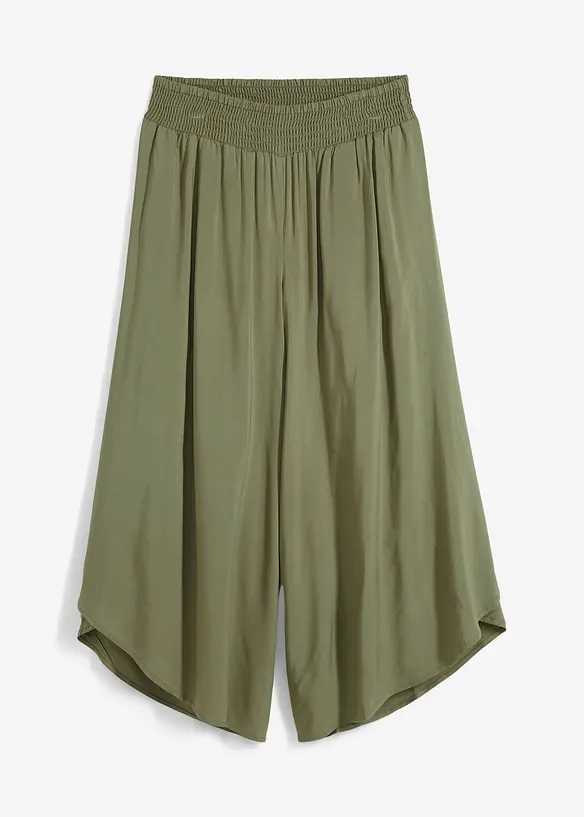 Legglang culotte av bærekraftig viskose, bonprix