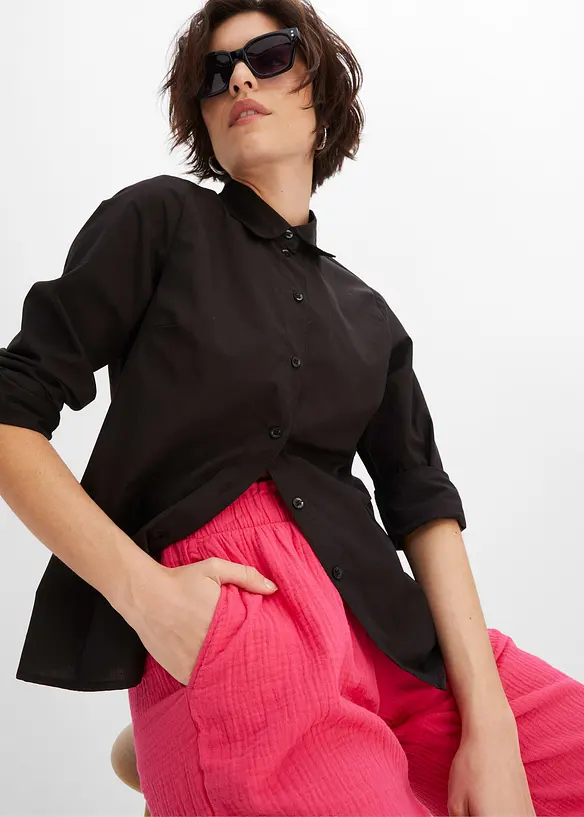 Culottes i bomullsmusselin, bonprix