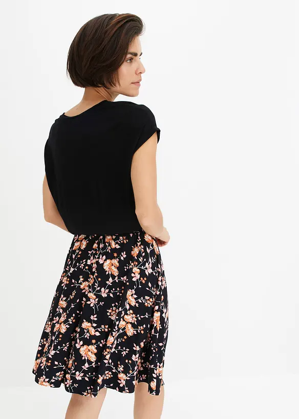 Jerseykjole i viskosemiks, bonprix