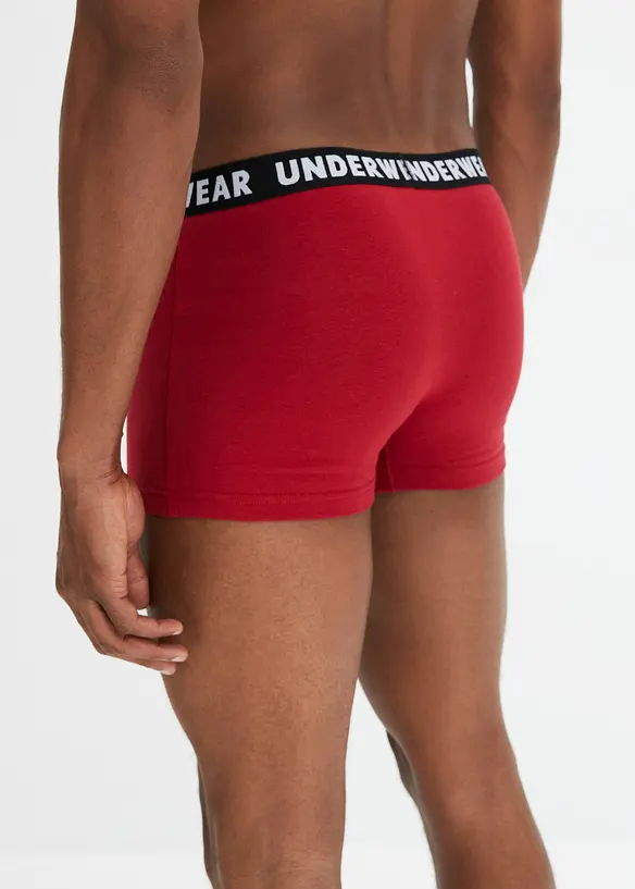 Boksershorts med bomull i ettersittende modell (3-pack), bonprix