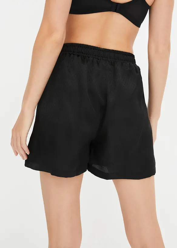 Vevd sateng-shorts, bonprix