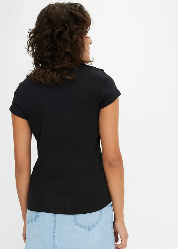 T-skjorte i 100% økologisk bomull, bonprix