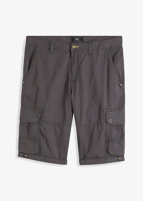 Cargo-bermudashorts i 100% bomull, Regular Fit, bonprix