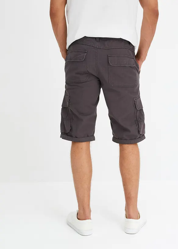 Cargo-bermudashorts i 100% bomull, Regular Fit, bonprix