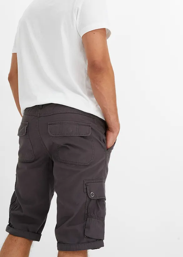 Cargo-bermudashorts i 100% bomull, Regular Fit, bonprix
