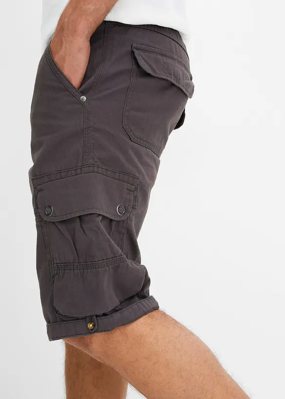 Cargo-bermudashorts i 100% bomull, Regular Fit, bonprix