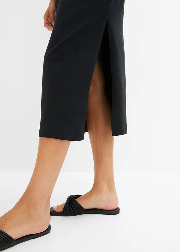 Jerseykjole av bomull med stretch, bonprix