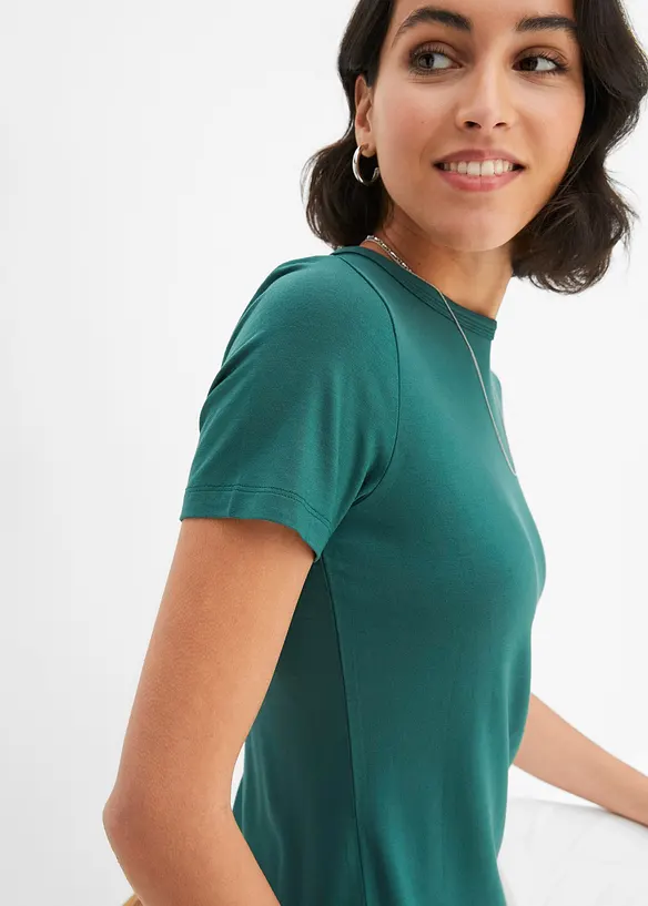 T-skjorte i lett viskose, bonprix