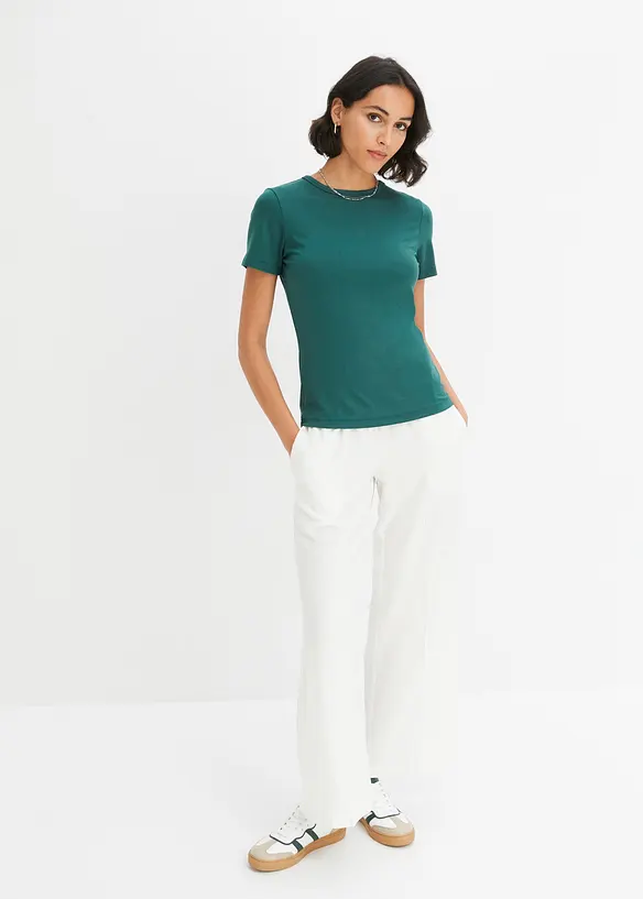 T-skjorte i lett viskose, bonprix