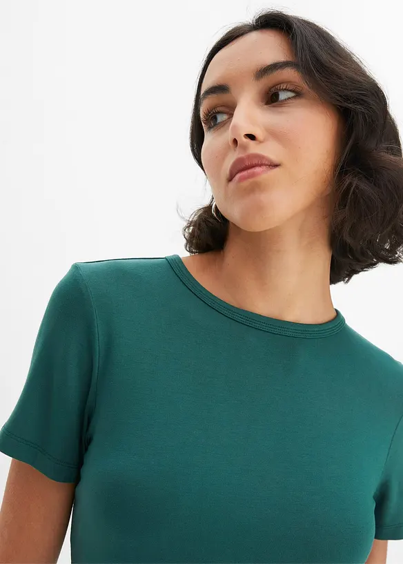 T-skjorte i lett viskose, bonprix