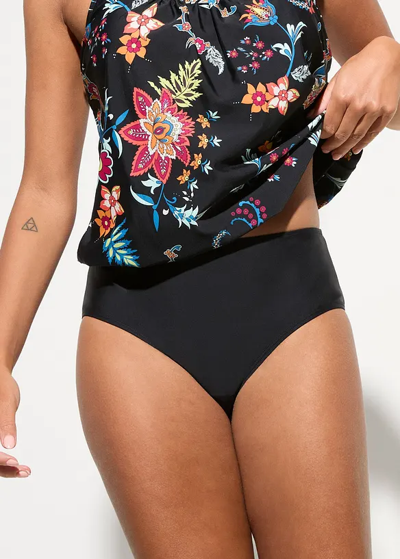 Oversized tankini (2-delt sett) med regulerbare stropper, bonprix