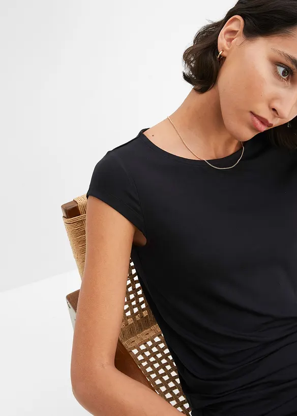 Topp i lett viskose, bonprix