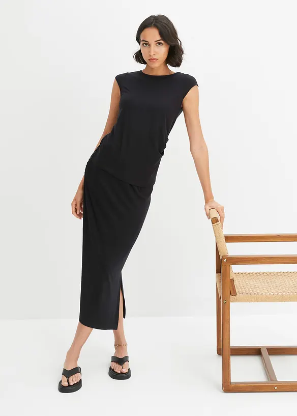 Topp i lett viskose, bonprix