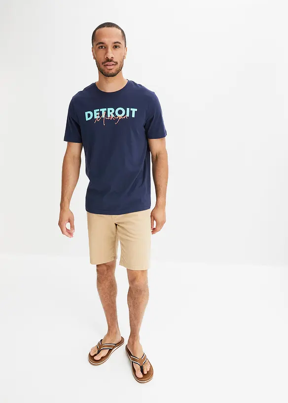 T-skjorte i ren &oslash;kologisk bomull, bonprix