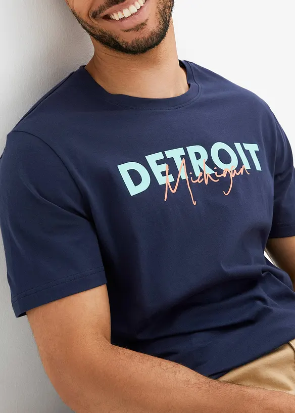 T-skjorte i ren &oslash;kologisk bomull, bonprix