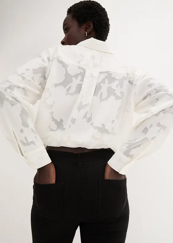 Pull on-bukse med stretch, bonprix