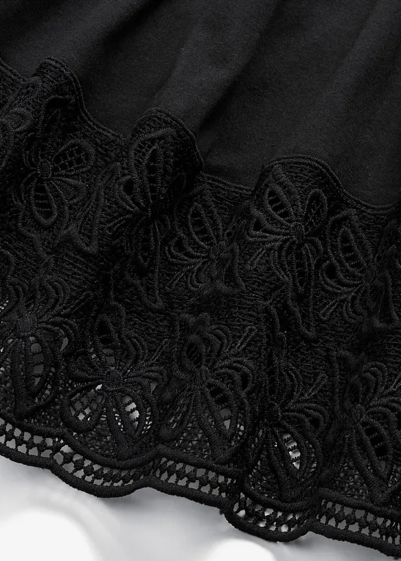 Topp med blonde i utringingen, bonprix