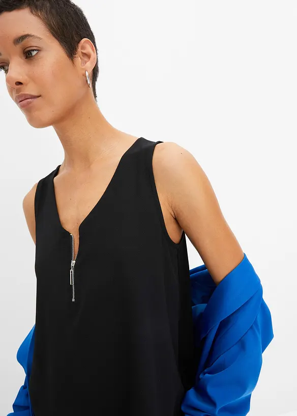 Topp i b&aelig;rekraftig viskose med glidel&aring;s, bonprix