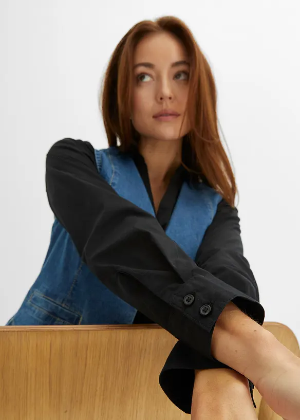 Stretchskjorte, bonprix