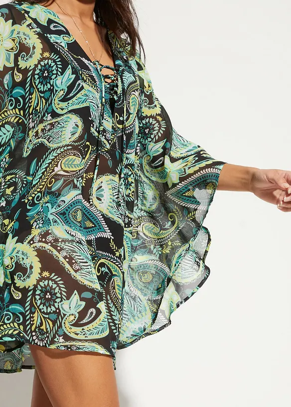 Strandtunika i lett chiffon, bonprix