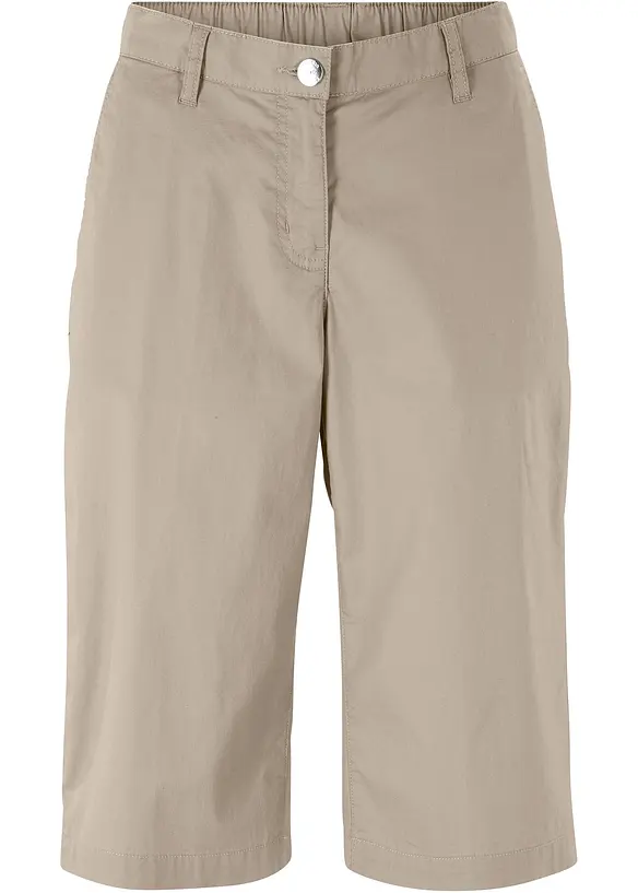 Lang bermudashorts med elastisk linning, bonprix