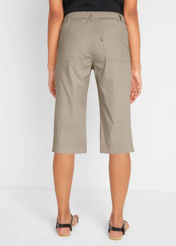 Lang bermudashorts med elastisk linning, bonprix