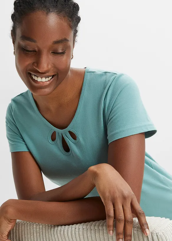 Pyjamas i 100% bomull (3 delt sett), bonprix