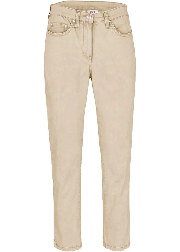Kort twillbukse med used-look, bonprix