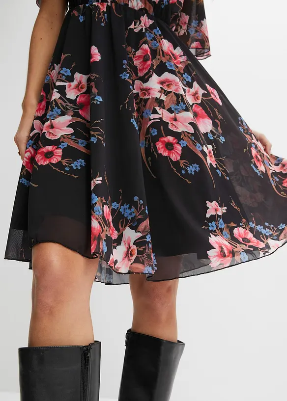 Minikjole i mesh, bonprix