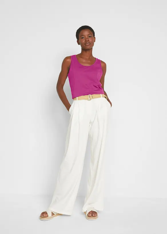 Lang topp i 100% bomull (5-pack), bonprix