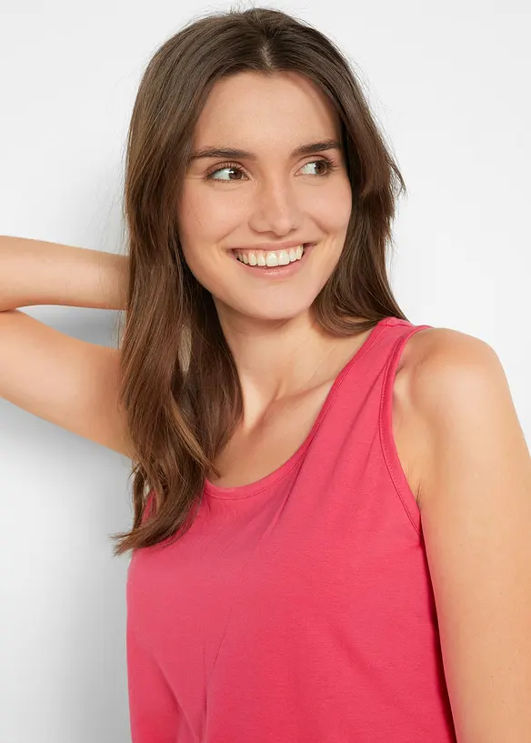 Lang topp i 100% bomull (5-pack), bonprix