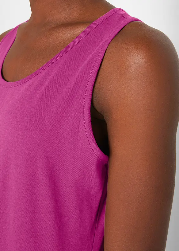 Lang topp i 100% bomull (5-pack), bonprix