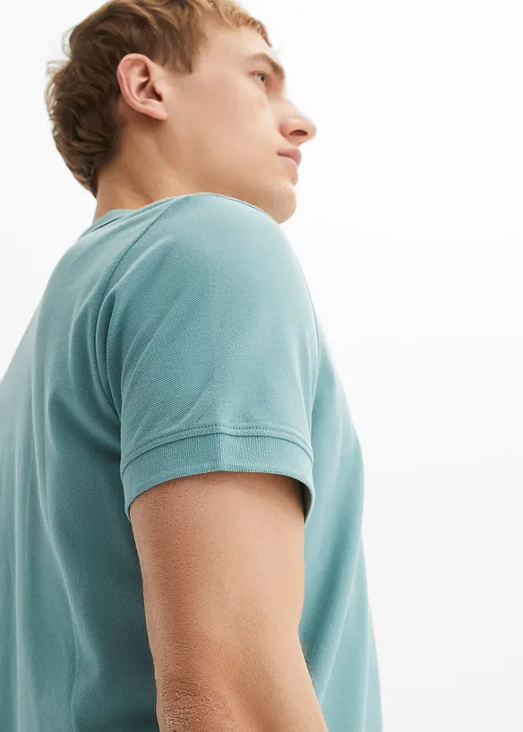 Piké-poloskjorte i 100% økologisk bomull, bonprix