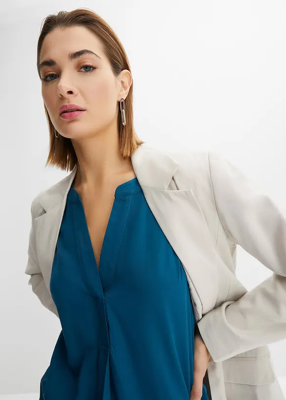 Bluse i 100% viskose, bonprix