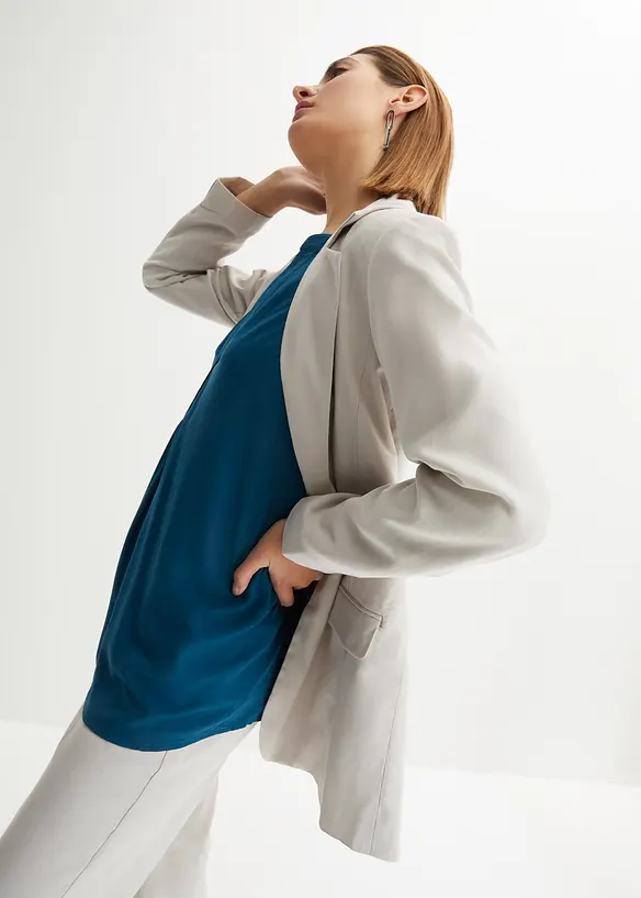 Bluse i 100% viskose, bonprix