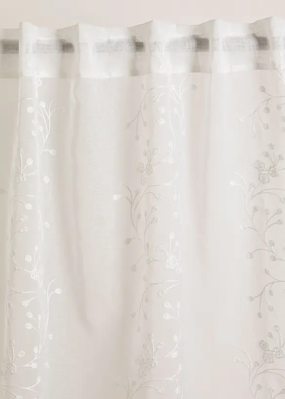 Gardin med broderi (1-pack), bonprix