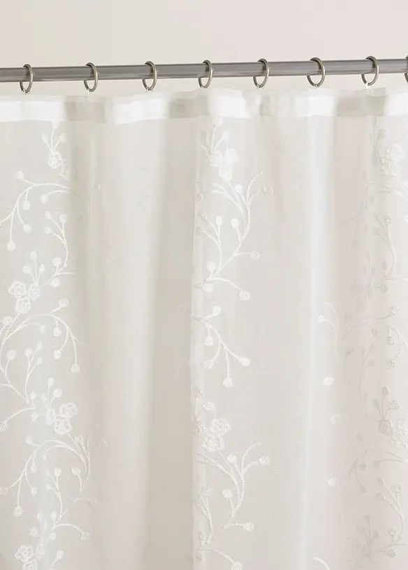 Gardin med broderi (1-pack), bonprix