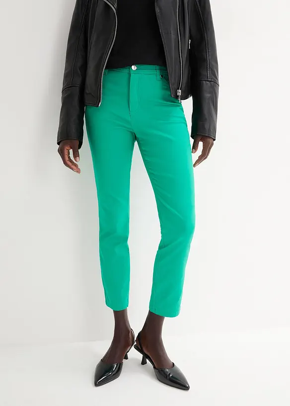 Bukse i bomull med stretch, bonprix