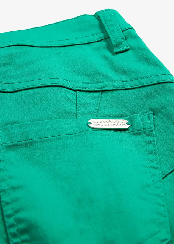 Bukse i bomull med stretch, bonprix
