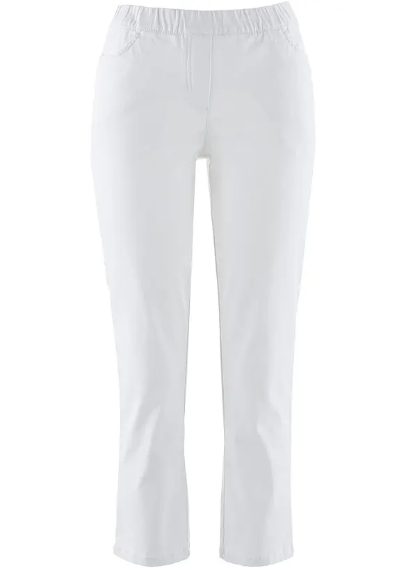 7/8-lang slip on-bukse       med stretch, bonprix