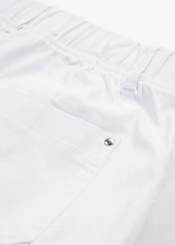 Capri-bukse med stretch og slip on-linning, bonprix