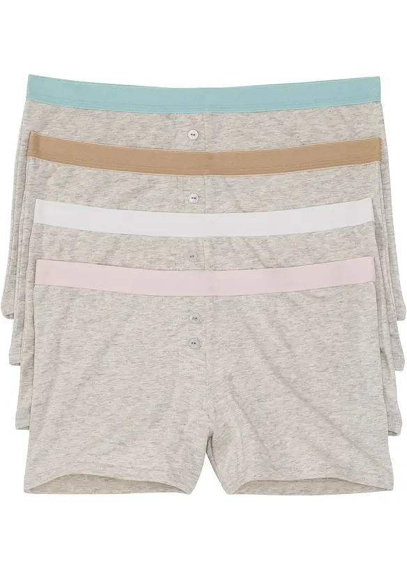 Boxershorts til dame (4-pack), bonprix