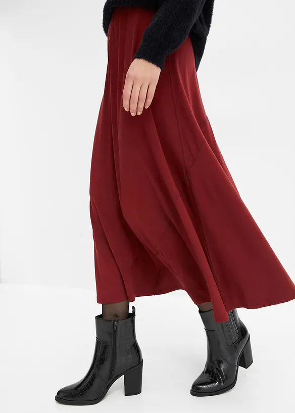 Utsvingt jerseyskjørt, bonprix