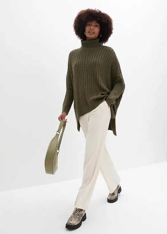 Oversized poncho-genser, bonprix