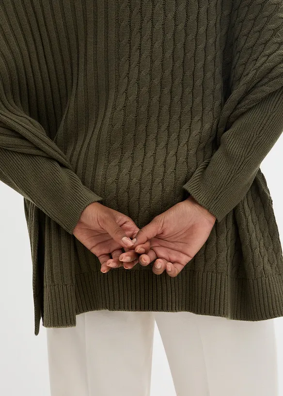 Oversized poncho-genser, bonprix