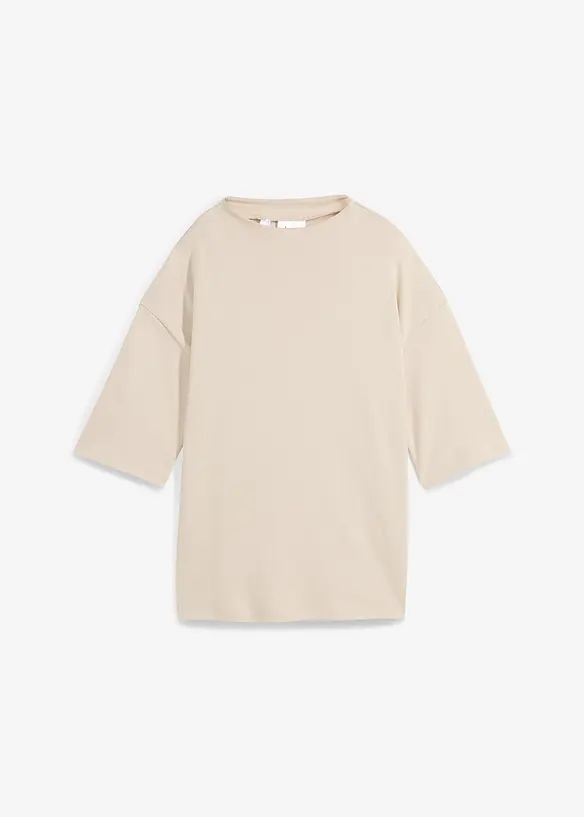 Oversized topp i ren økologisk bomull, bonprix