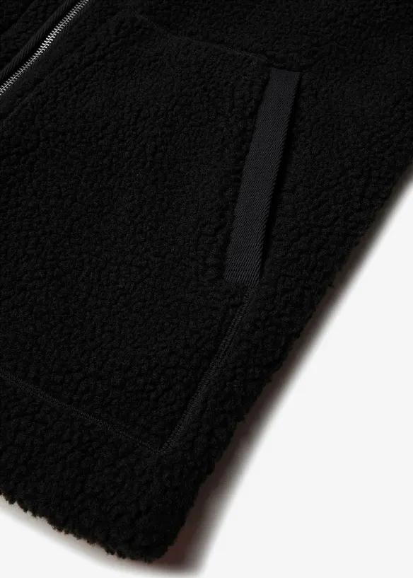 Fôret teddyfleece-jakke, bonprix