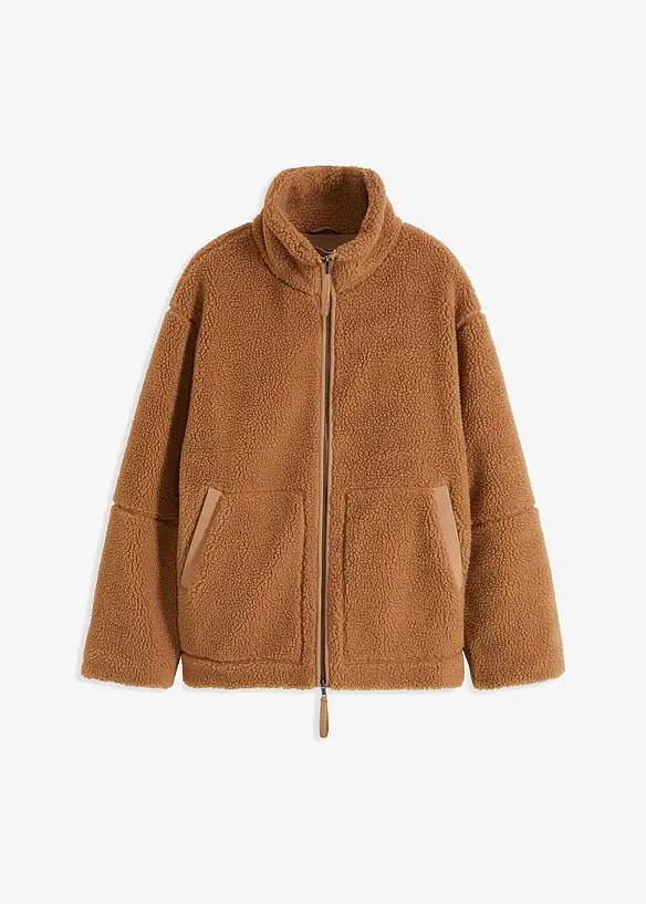 Fôret teddyfleece-jakke, bonprix