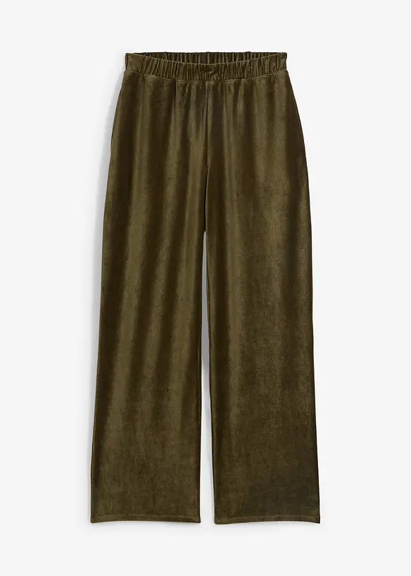 Cordbukse med elastisk linning, bonprix