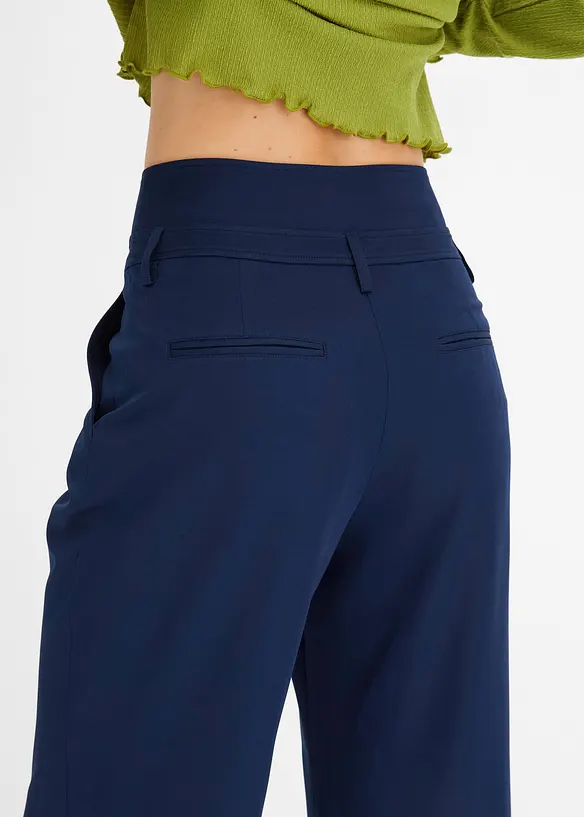 Utsvingt bukse, High Waist, bonprix